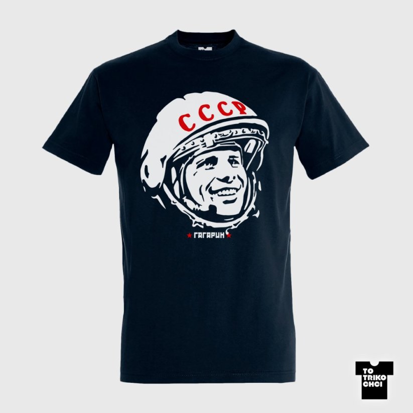 Tričko Gagarin modré námořnické