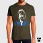 Tričko Chuck Norris zelené vojenské