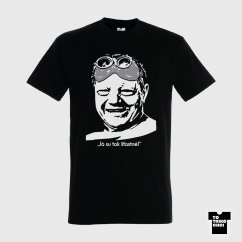 Tričko Já su tak šťastné! černé