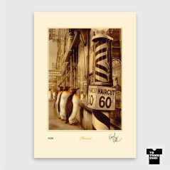 Vintage tisk HAIRCUT