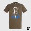 Tričko CHUCK NORRIS - Velikost trička: L, Barva trička: Hnědá zinková