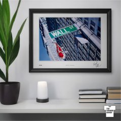 Vintage tisk WALL STREET