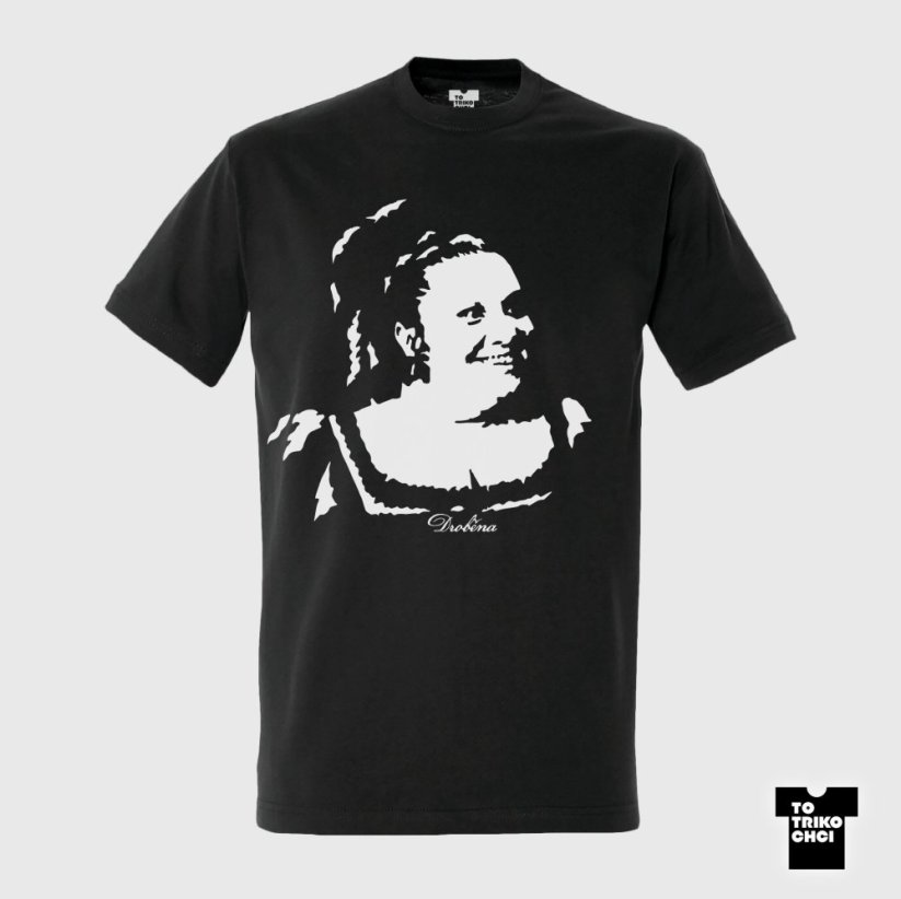 Tričko Droběna šedé myší