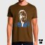 Tričko Chuck Norris hnědé zemité