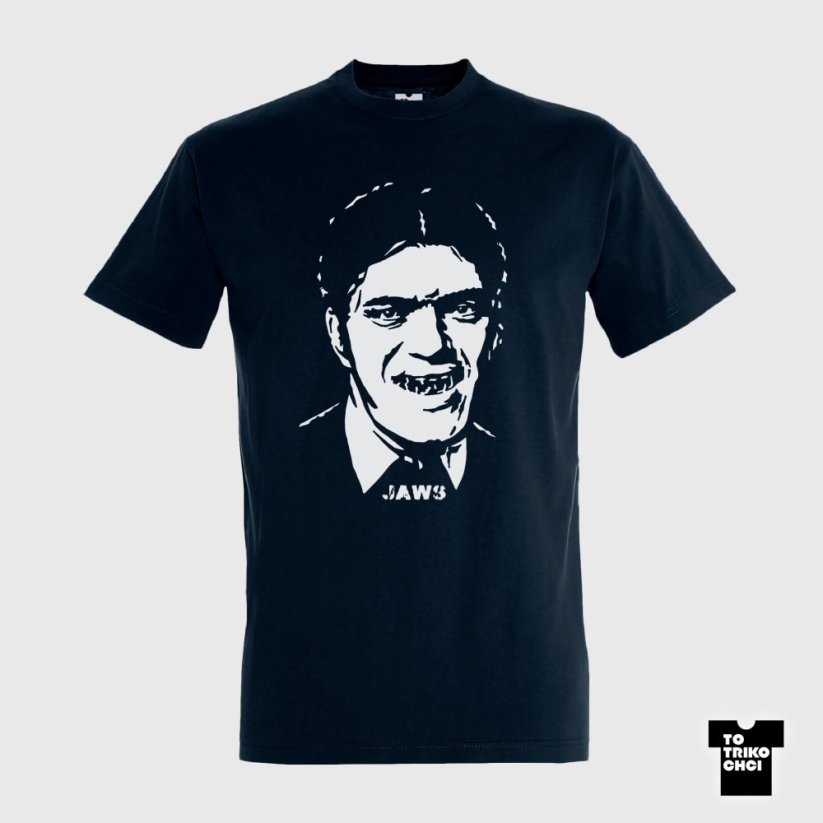 Tričko Jaws modré námořnické