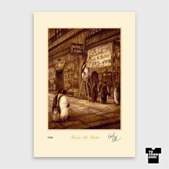 Vintage tisk THANKS MR. BUTLER