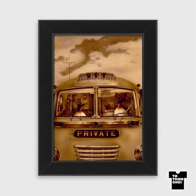 Minitisk PRIVATE - Rámeček: Rámeček černý 13 x 18 cm