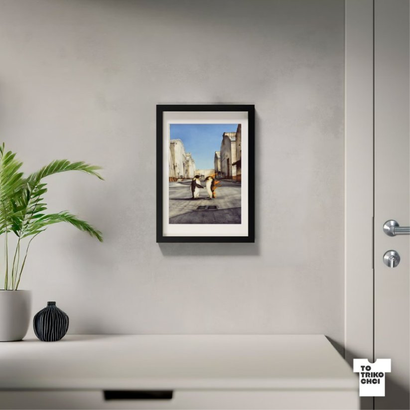 Minitisk WISH YOU WERE HERE - Rámeček: Bez rámečku