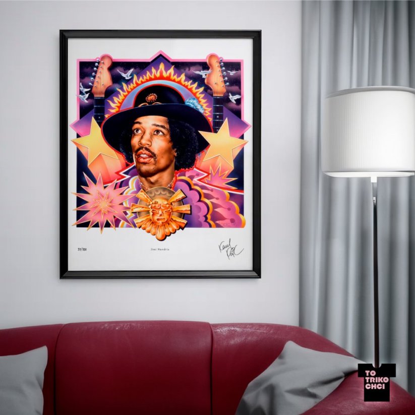 Tisk JIMI HENDRIX