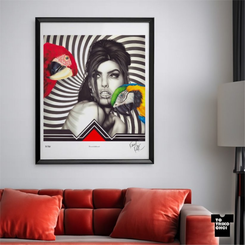 Tisk ROUNDABOUT - Velikost tisku: 40 x 50 cm