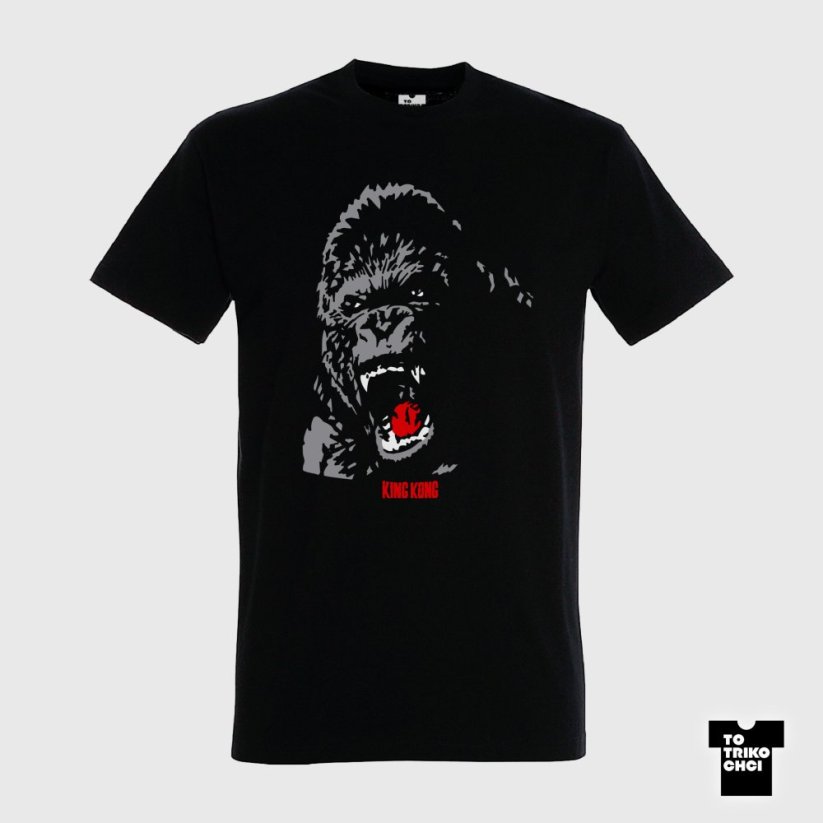 Tričko King Kong černé