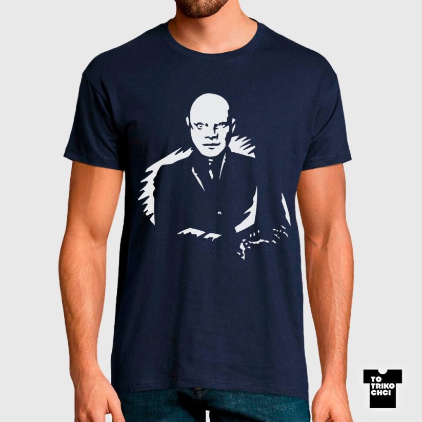Tričko Fantomas modré námořnické