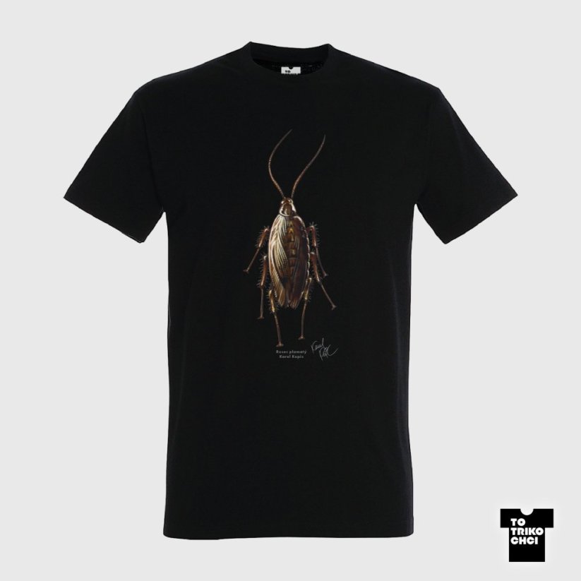 Tričko Rusec plamatý černé