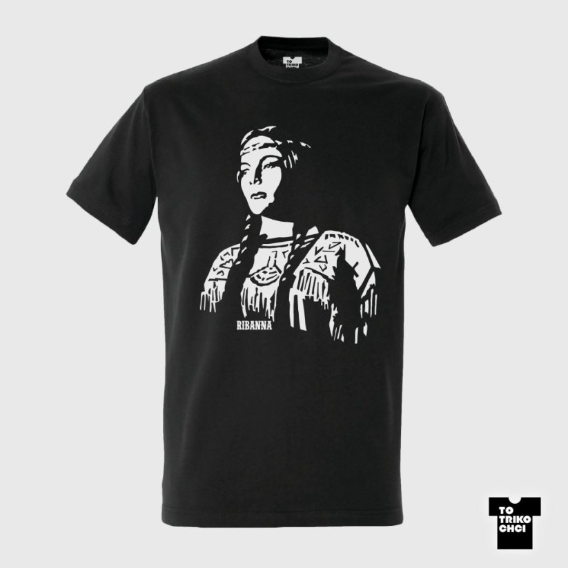 Tričko Ribanna šedé myší
