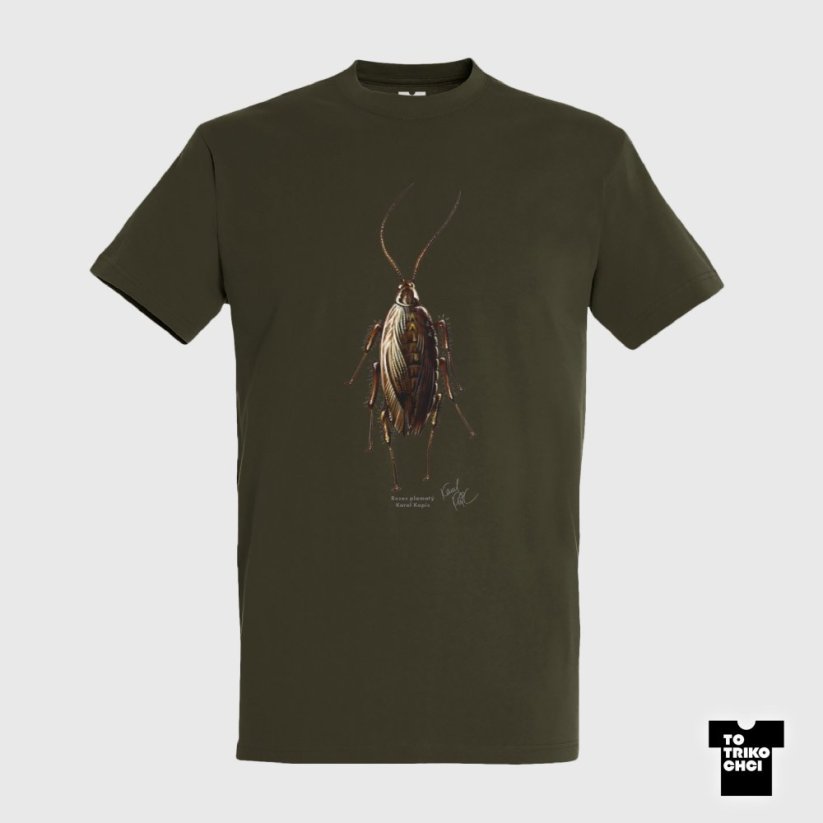 Tričko Rusec plamatý zelené vojenské