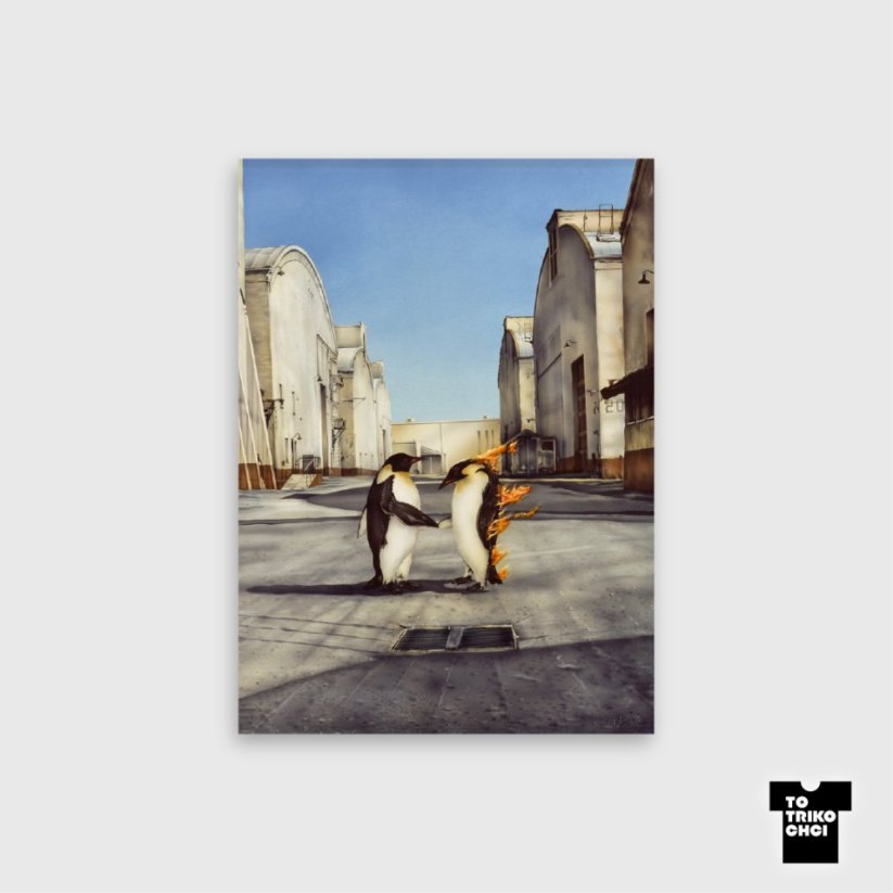 Minitisk WISH YOU WERE HERE - Rámeček: Bez rámečku