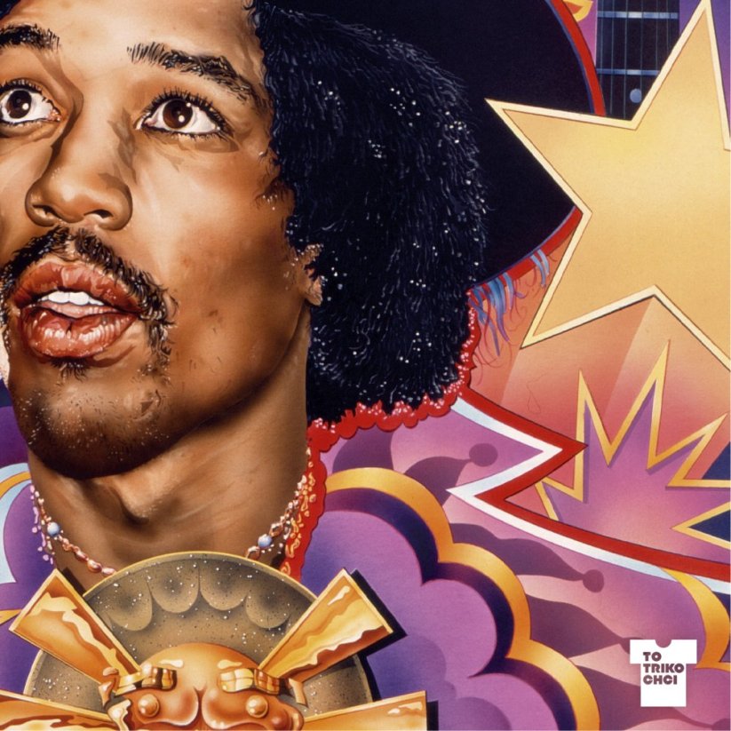 Vintage tisk JIMI HENDRIX