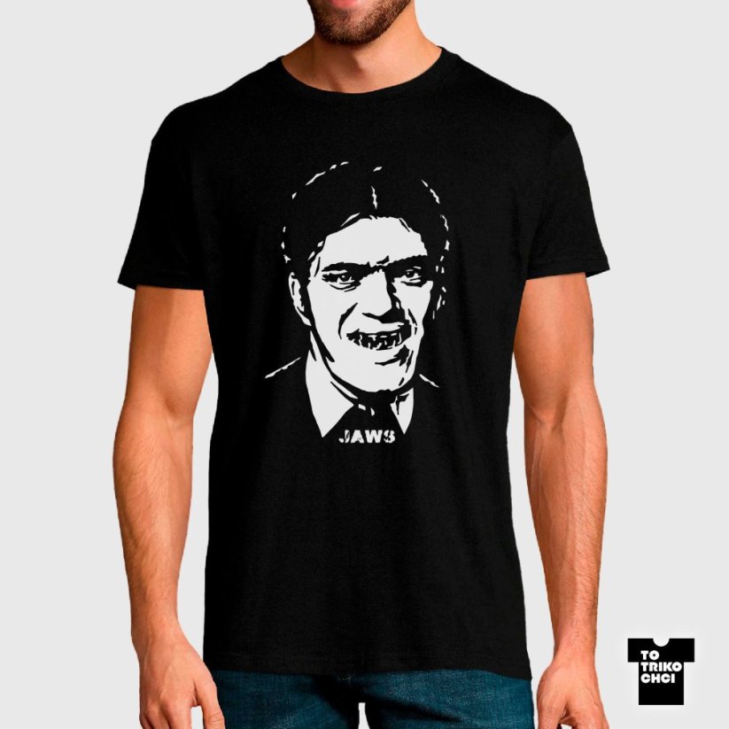 Tričko Jaws černé