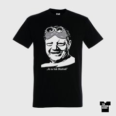 Tričko Já su tak šťastné! černé