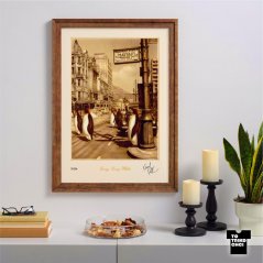 Vintage tisk LONG, LONG WHILE