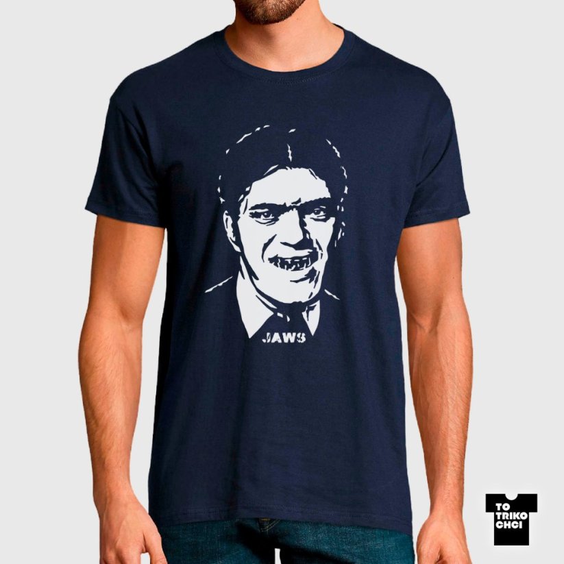 Tričko Jaws modré námořnické
