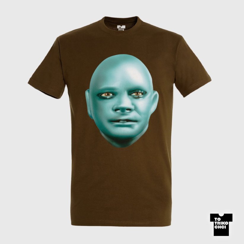 Tričko ENJOY YOUR FANTOMAS - Velikost trička: S, Barva trička: Hnědá zemitá
