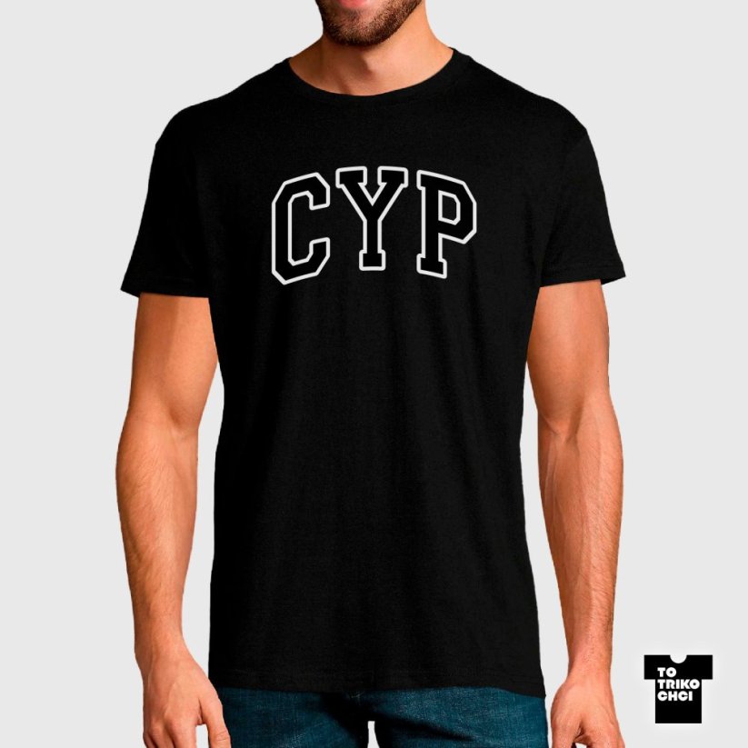 Tričko Cyp černé