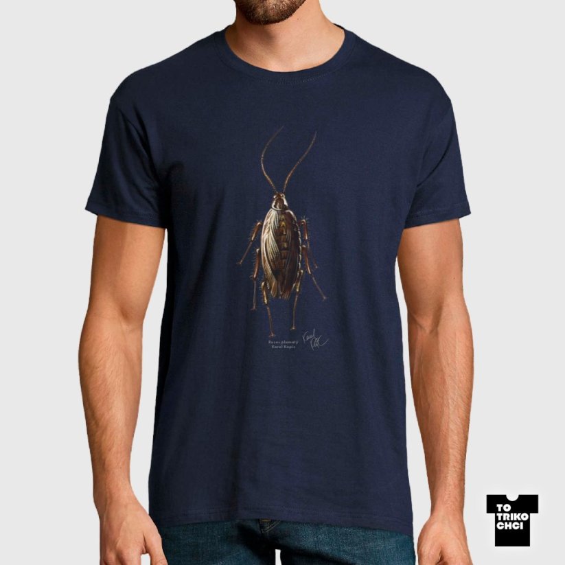 Tričko Rusec plamatý modré námořnické