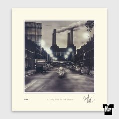 Vintage tisk A LONG TRIP TO THE STUDIO