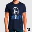 Tričko Chuck Norris modré námořnické