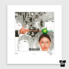 Vintage tisk REVOLVER