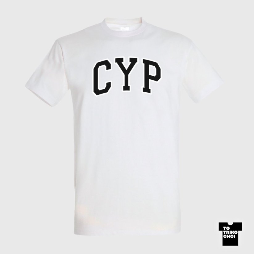 Tričko Cyp bílé