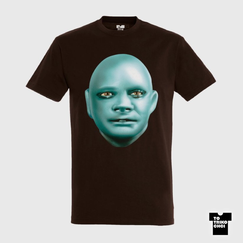 Tričko ENJOY YOUR FANTOMAS - Velikost trička: XXL, Barva trička: Hnědá čokoládová
