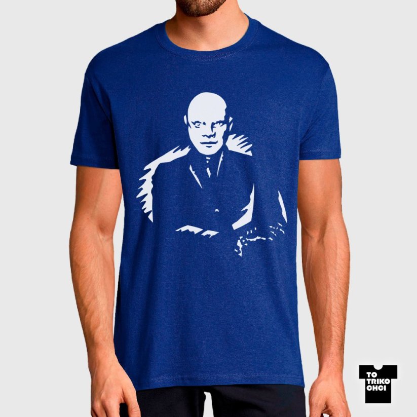Tričko Fantomas modré královské