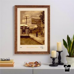 Vintage tisk SCHOOL OF BEAUTY CULTURE