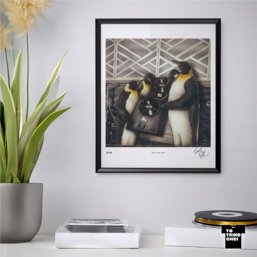 Tisk WE'RE THE BEST - Velikost tisku: 49 x 53 cm Vintage
