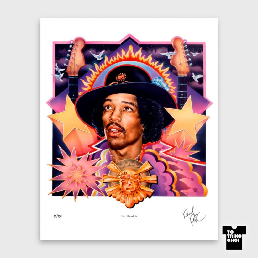 Tisk JIMI HENDRIX