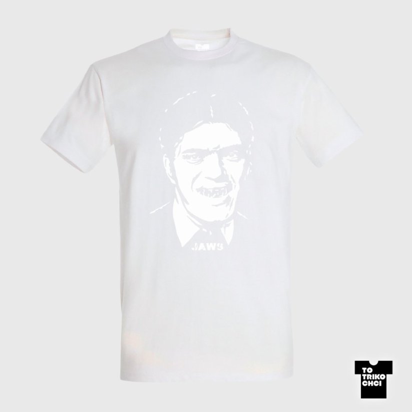 Tričko Jaws bílé