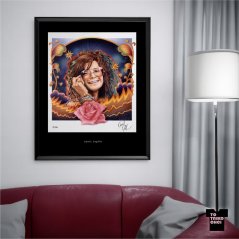 Vintage tisk JANIS JOPLIN