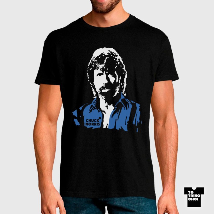 Tričko Chuck Norris černé