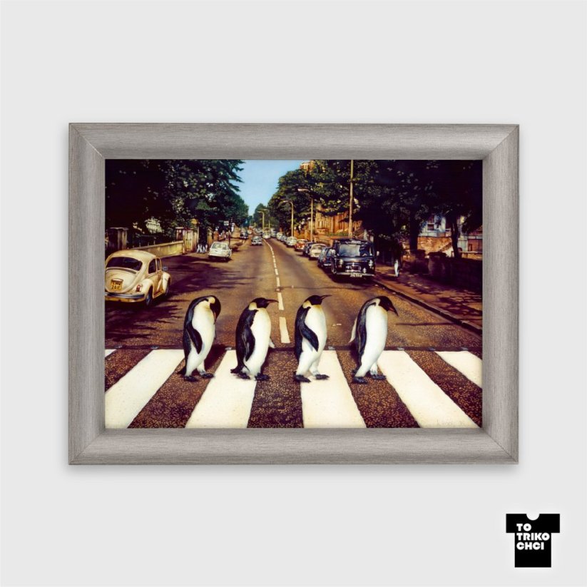 Minitisk ABBEY ROAD - Rámeček: Rámeček stříbrný 13 x 18 cm