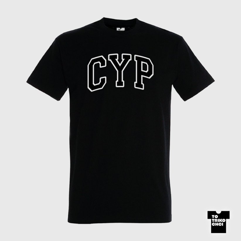 Tričko Cyp černé