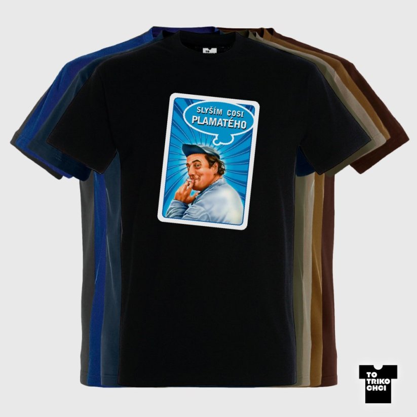 Trička Slyším cosi plamatého...