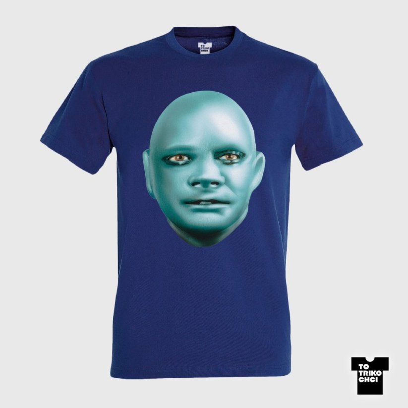 Tričko ENJOY YOUR FANTOMAS - Velikost trička: S, Barva trička: Modrá královská