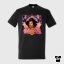 Tričko Jimi Hendrix šedé myší