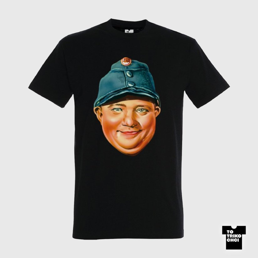 Tričko Enjoy Your Švejk černé