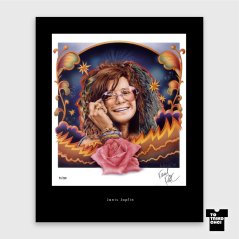 Vintage tisk JANIS JOPLIN