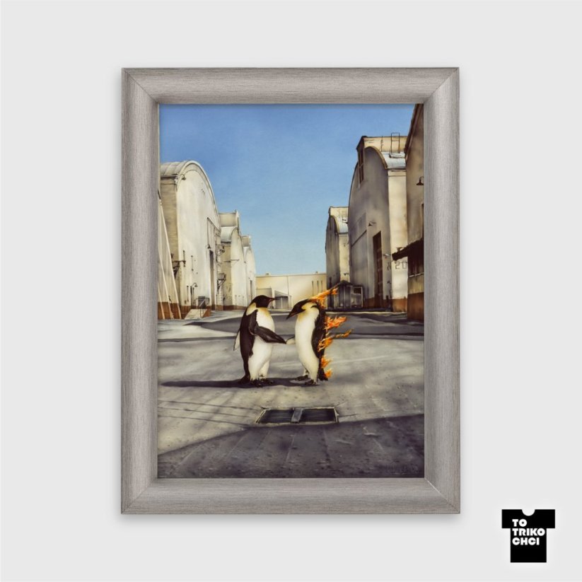 Minitisk WISH YOU WERE HERE - Rámeček: Rámeček stříbrný 13 x 18 cm