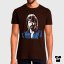 Tričko Chuck Norris hnědé čokoládové
