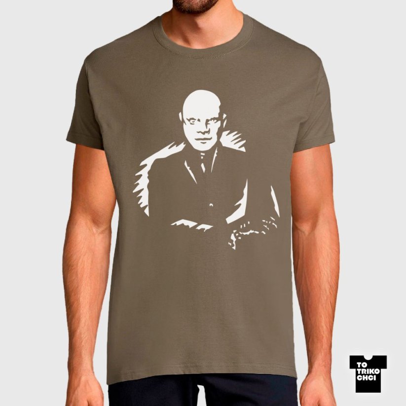 Tričko Fantomas hnědé zinkové